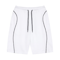 Unisex Piping Drawstring Shorts