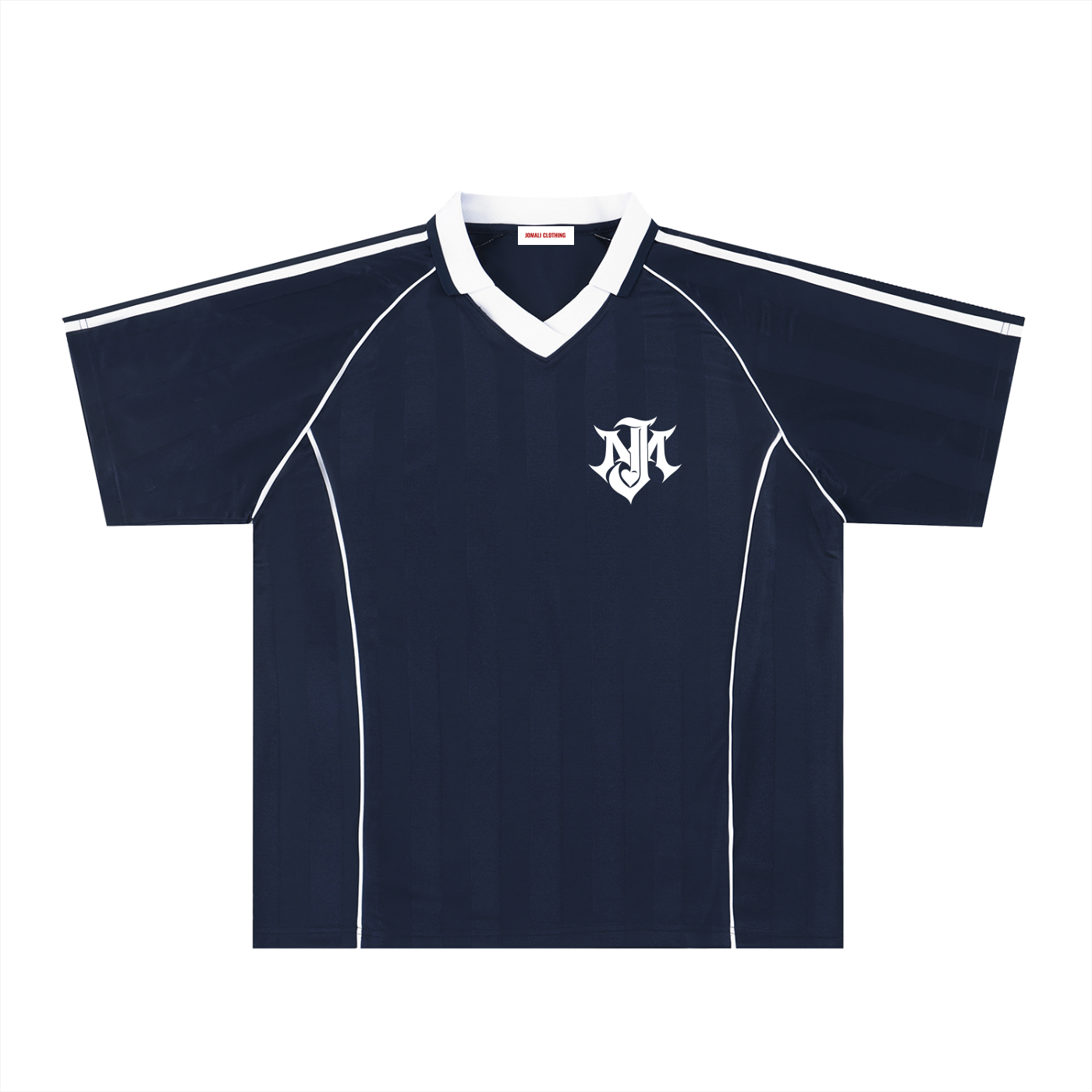 Shadow Stripe Collared Soccer Jersey