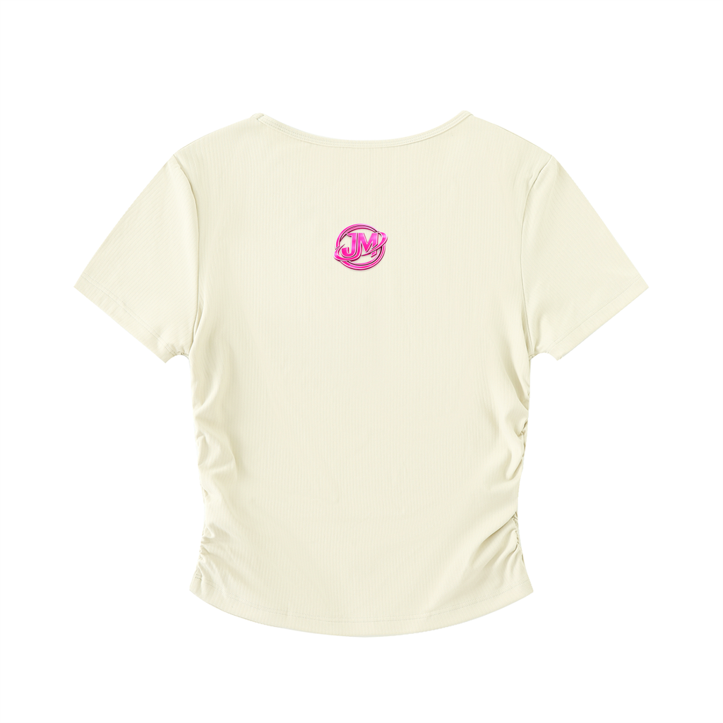 Ruched Bodycon Crop Top