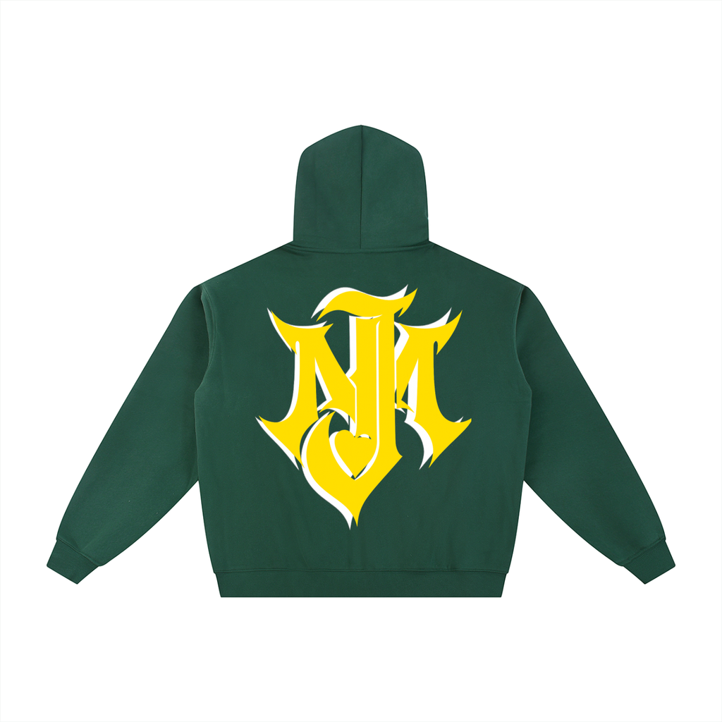 Essential Fleece Zip-Through Hoodie.REG FIT
