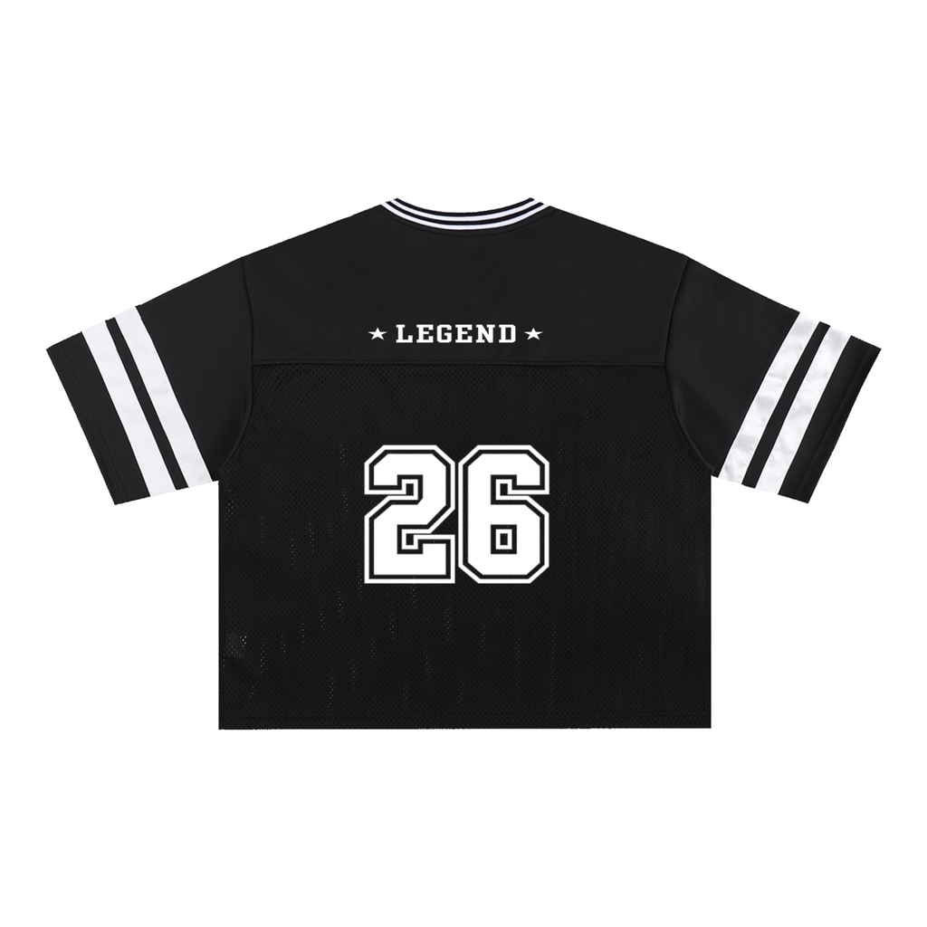 Taped Mesh Boxy T-Shirt