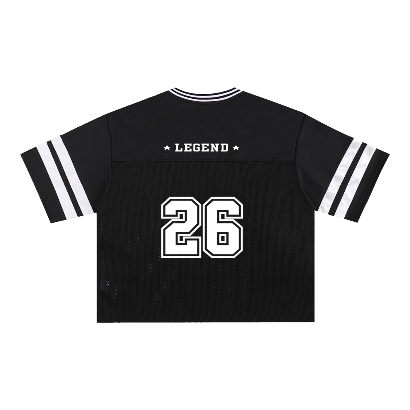 Taped Mesh Boxy T-Shirt