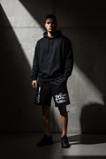 JOMALI Snow Washed Raw Hem Shorts