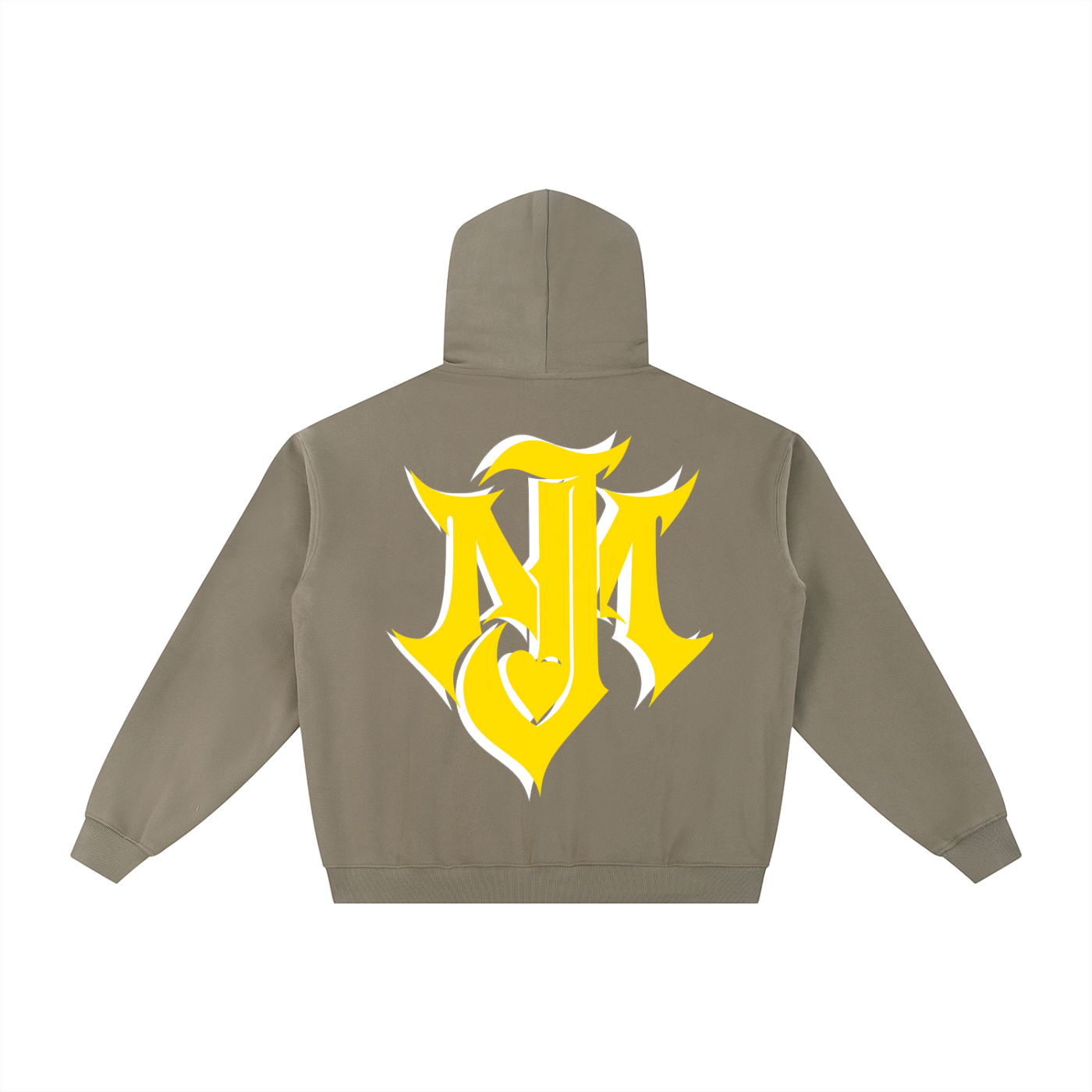 Essential Fleece Zip-Through Hoodie.REG FIT