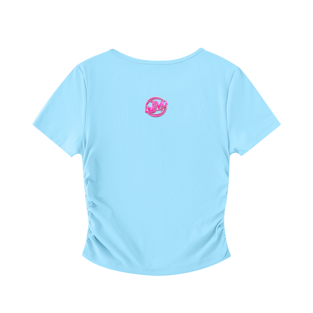 Ruched Bodycon Crop Top